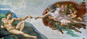 The Creation of Adam oleh Michelangelo